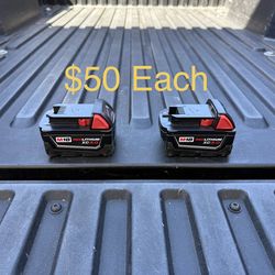 Milwaukee M18 18-Volt 3.0 Ah Lithium-Ion Battery XC Extended Capacity **$50 Each*