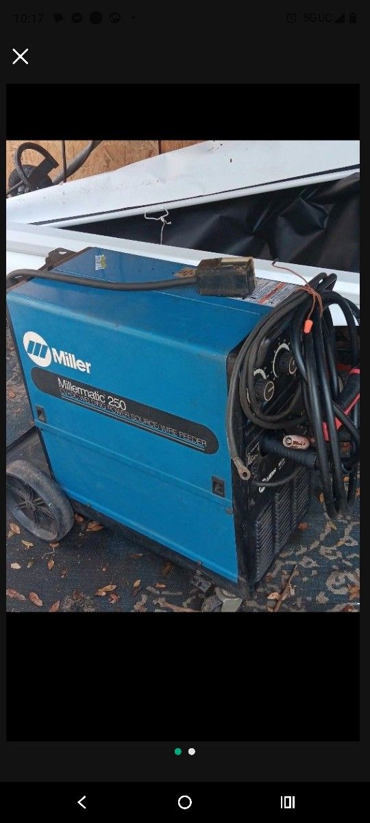 Miller Welder Works Great No Issues At All 1000 Takes It Come And Test It
