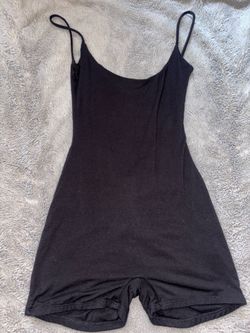 Open back V shape Romper in XS