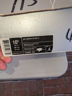 Jordan 13 flints s 10.5