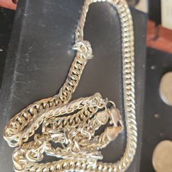 Necklace silver 925 16" 30 grams