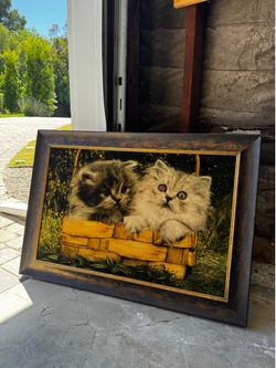 Large cat painting - handmade going FAST!!!!!