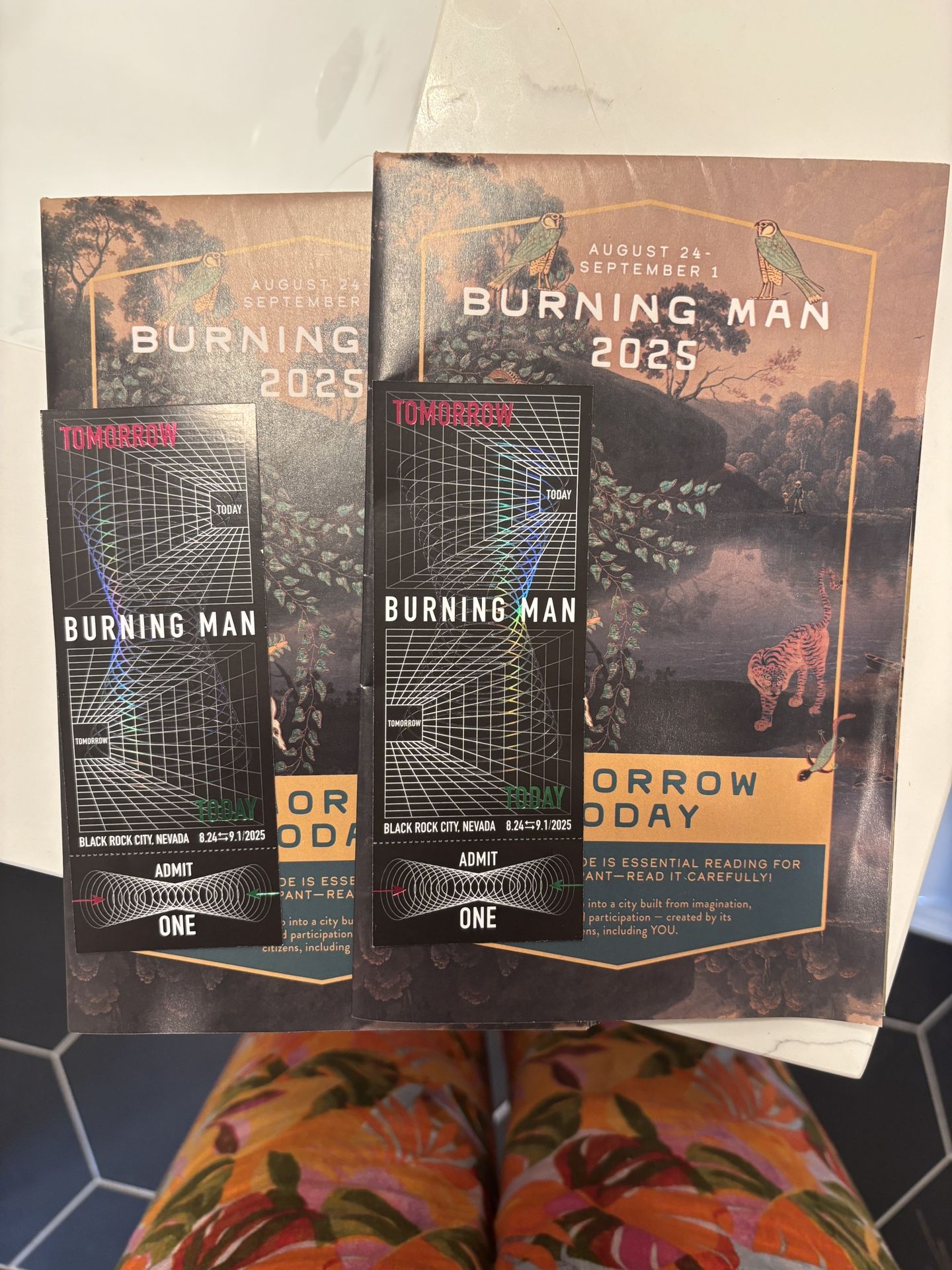 2 Burning Man 2025 Tickets