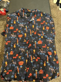 Coraline button up shirt Sz Xl 