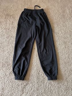 Women’s GARAGE Black Cotton Jogger Sweatpants