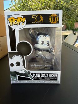 Funko Pop Plane Crazy Mickey #797 Walt Disney Archives