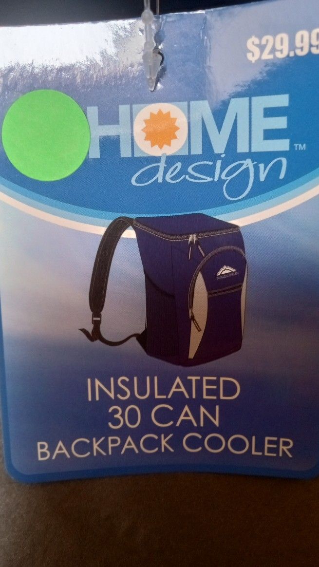 *BACKPACK COOLER INSULATED  CAN AND FOOD COOLER NEW *