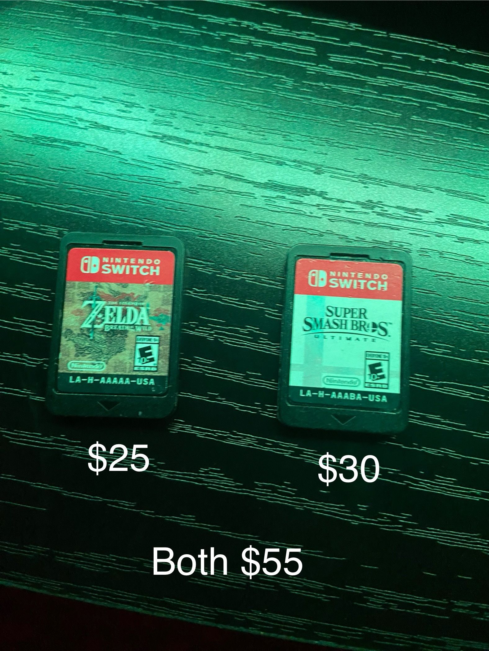Nintendo Switch Games (super Smash Bros) (The Legends Of Zelda)