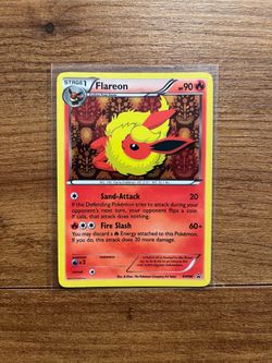Pokemon Flareon Black Star Holo Promo BW88 Near Mint Condition