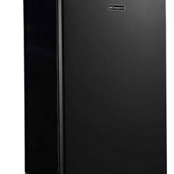 Emerson CR440BE 4.4 Cubic Foot Compact Single Door Refrigerator Black