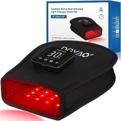 (New in Box) 
Cordless Red Light Therapy for Hand Pain Relief 4000mAh Rechargeable Battery FDA Cleared Infrared Gloves LED Light Therapy Pad Device fo