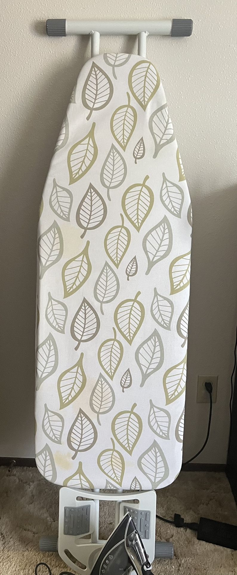 ironing board and iron