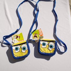 SpongeBob Mini Crossbody Bags/wallet  (New w/ Tags)
