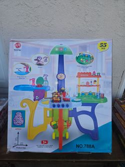 New 3 in 1 toy kitchen play set