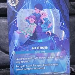 Lorcana Enchanted ARCHAZIA'S ISLAND Card ALL IS FOUND 220/204