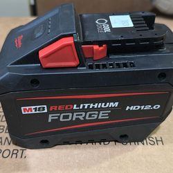 Milwaukee m18 12.0 forge battery only asking $250 (financing available)