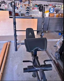 Heavy Duty Multi Purpose Weight Bench and Squat Rack