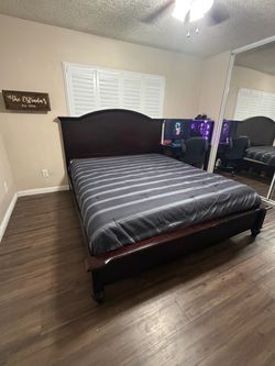 Cal King Bed Frame-Mattress not included