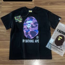 Black And Purple Bape Shirt