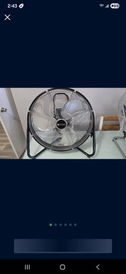 Utilitech 20-in 3-Speed Indoor Black