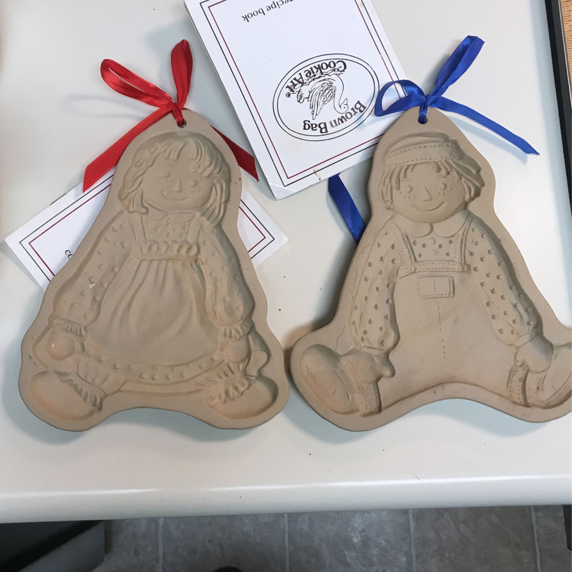 Raggedy Ann And Andy Cookie Molds A Set 