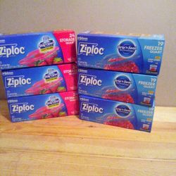 Ziploc Freezer Or Storage Quartz Size Bags 2/$6