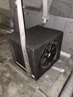 12 inch kicker subwoofer box