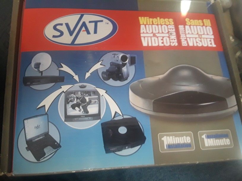 SVAT GX3000 Wireless Four Channel Analog Audio/Video Sender and Receiver