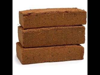 Coir -Coconut Fiber Blocks - Perfect For All Your Gardening & Landscaping Needs - 11 LB Blocks