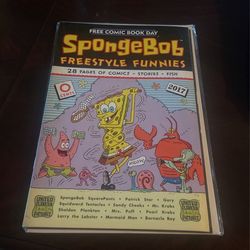 Sponge Bob Freestyle Funnies 2017 Free Comic Book Day
