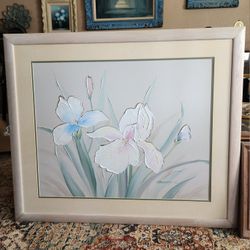 Original Painting of Pastel Flowers By Gregory C.