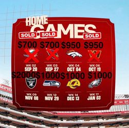 49ers Game Ticket