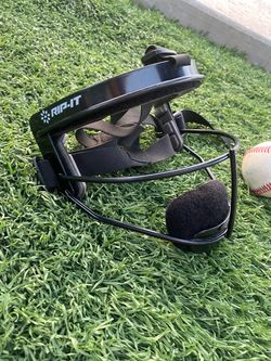 Softball black face mask