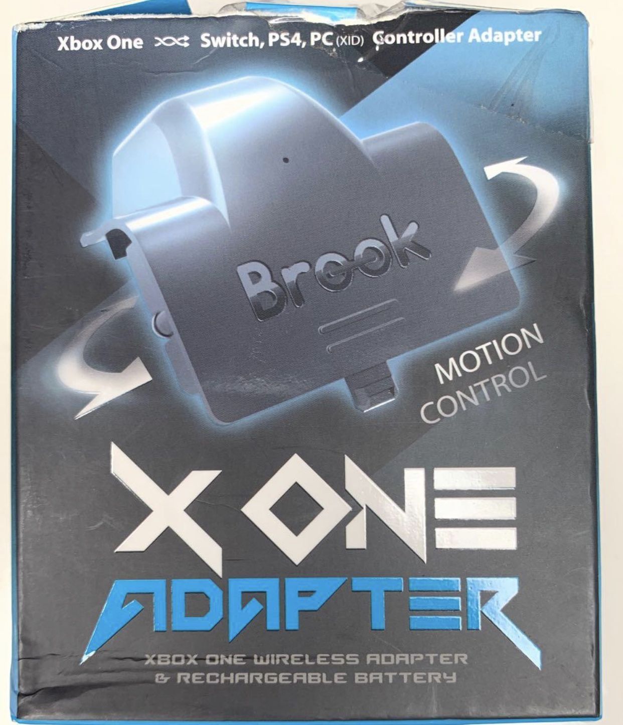 CtrlDepot Brook X ONE Adapter for Xbox ONE to PS4 Switch Super Converter Controller Wireless Adapter & Rechargeable Battery Remap Turbo