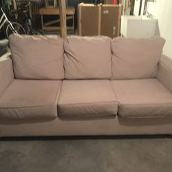 Good Condition, Beige Couch, Scotch guard Protectedp, $200- CASH & Pick Up ONLY!  