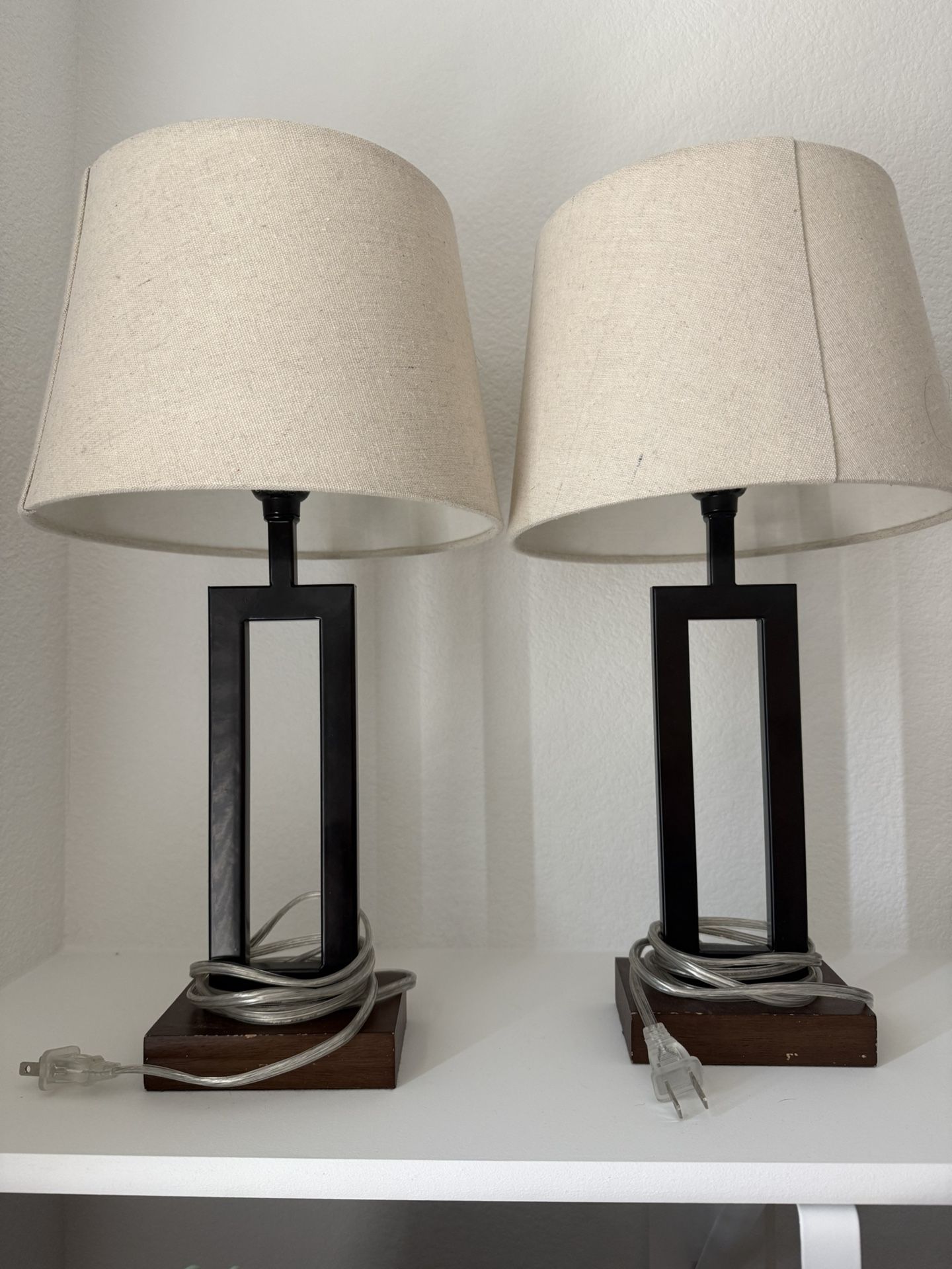 Table Lamps x2