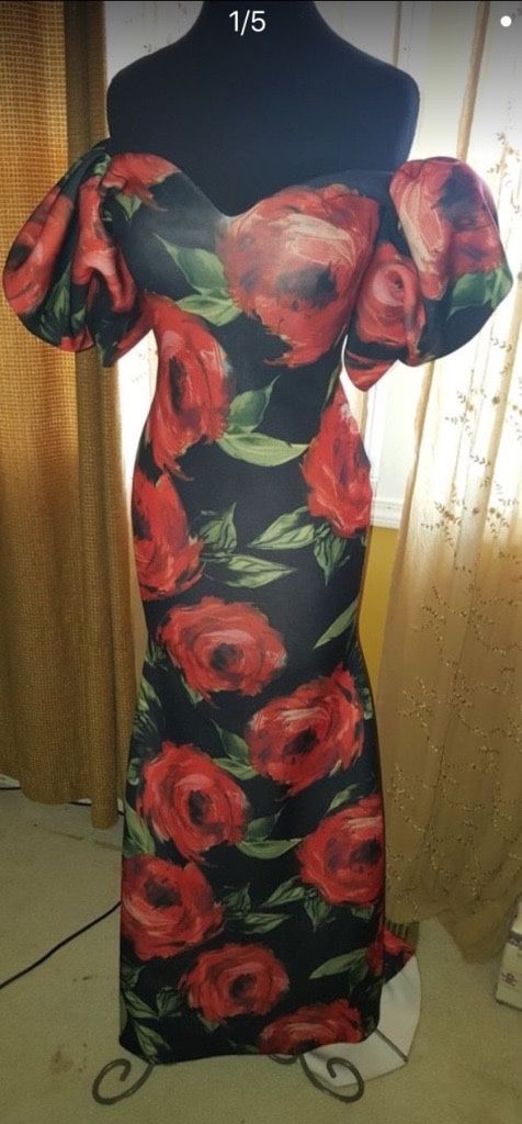 Couture Floral Mermaid Dress