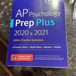AP Psychology Prep Plus 2020 and 2021 Book