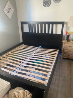 Solid wood. Queen size bed frame
