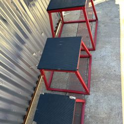 Box Jumps, Gym,  Work Out, Set Of 3 Gym Equipment, No Weights