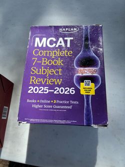 Kaplan MCAT Complete 7-Book Subject Review 2025-2026