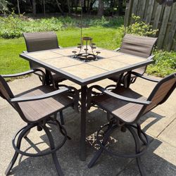 Tile Top Patio Table