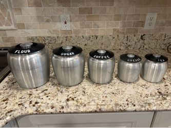 Vintage Kromex Canister Set-offers