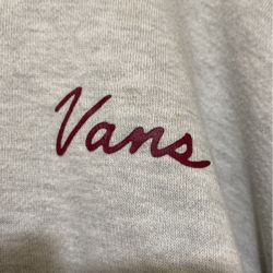Vans hoodie size medium good condition gray