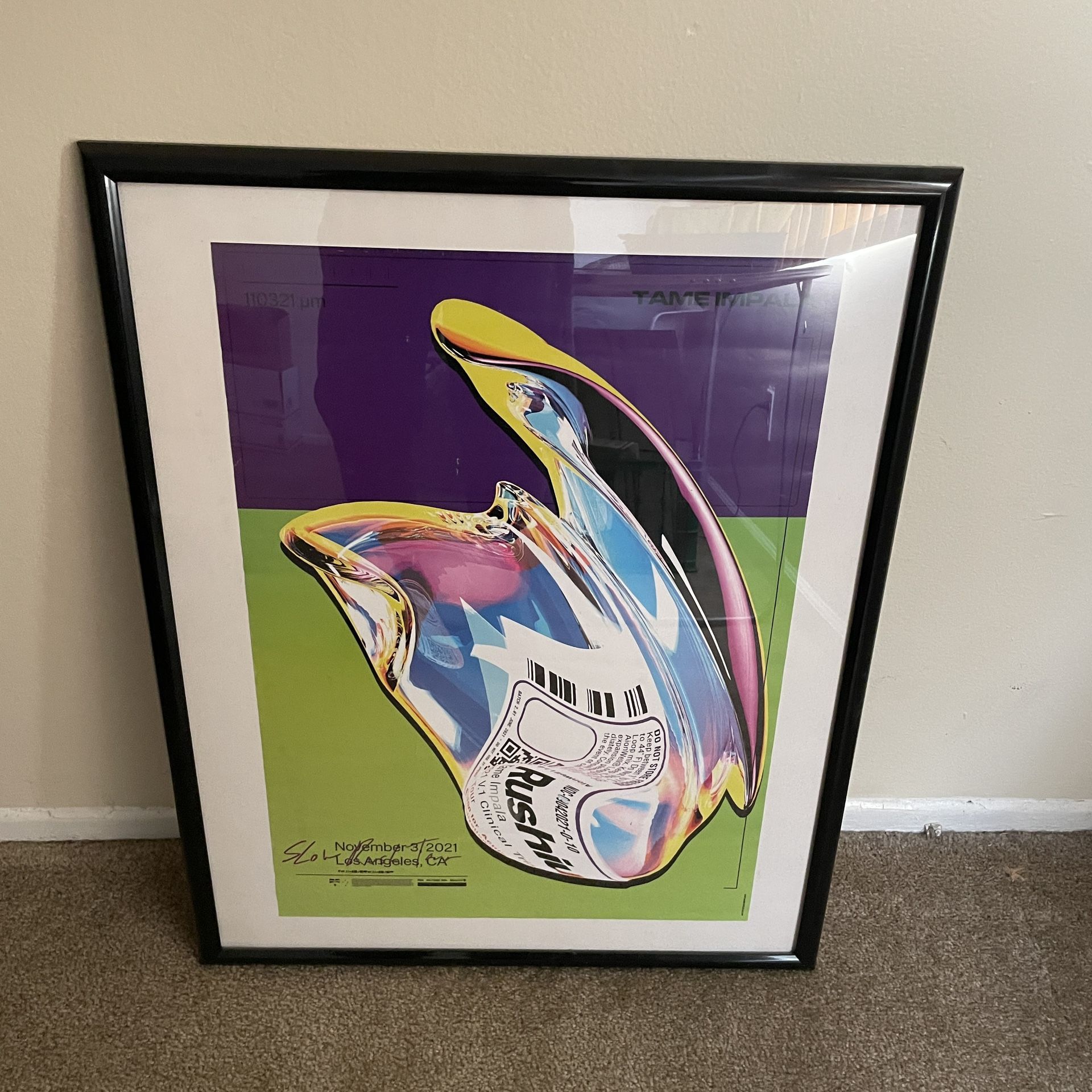 Framed Tame Impala Rushium Your Poster