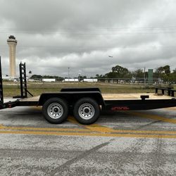 16’, 18’, 20’ Equipment Trailers, Equipos Pesados, Bobcat, Kubota, Caterpillar, Skid Steer 