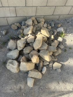 Rocks for free different shapes and sizes