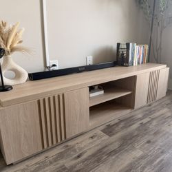 Light Wood TV Stand for TVs up to 75
