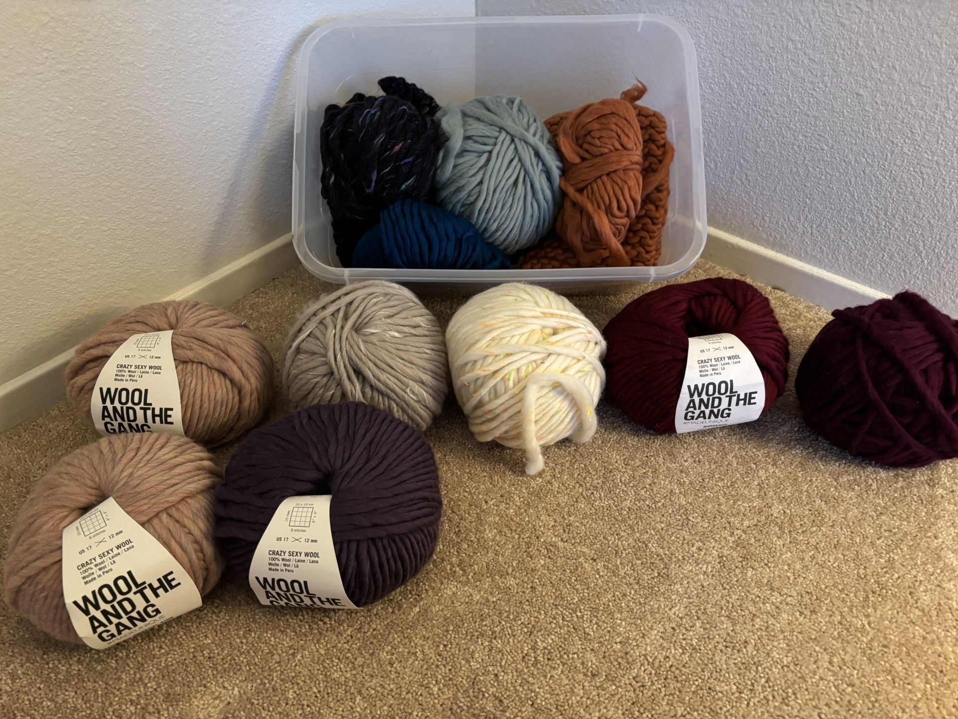 WOOL AND THE GANG YARN STASH