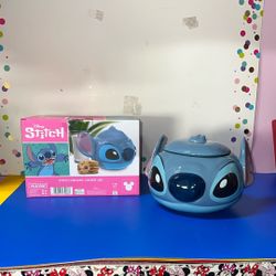 Disney Stitch Ceramic Cookie Jar NEW